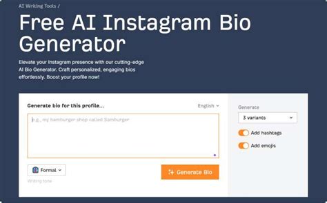 ahrefs bio generator|20 Best Instagram Bio Generators